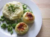 Recette Stoemp de chou fleur, oignons farcis au st maure et fèves des marais