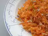 Recette Carottes et fenouil râpés, graines de tournesol et raisins de corinthe