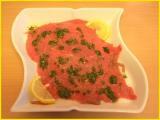 Recette Carpaccio de boeuf au basilic et citron