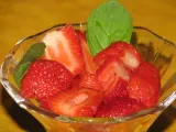 Recette Salade de fraises au citron et à la vanille