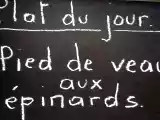 Recette Pied de veau aux épinards