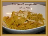 Recette Riz sauté au poulet et au curry