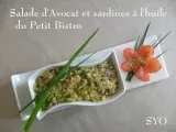 Recette Salade d'avocat aux sardines du petit bistro de mamigoz