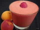 Recette Smoothie pêche et framboises