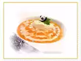 Recette Velouté de potiron avec sa quenelle de mousse mascarpone au curry