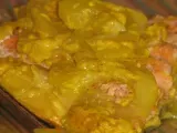 Recette Saumon et courgette au curry en papillotte