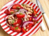 Recette Salade de haricots blancs et tomates cerises à la menthe