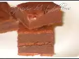 Recette Fondant au chocolat au lait concentré sucré saveur banane