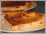 Recette Quiche moulinée au jambon, chorizo et comté