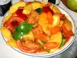 Recette Porc croustillant à la sauce aigre douce