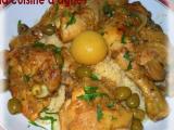 Recette Tajine de poulet aux olives et au citron confit