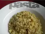 Recette Risotto safran et thon.