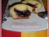Recette Muffins fourrés à la confiture de cerise
