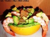 Recette Salade de pamplemousse, avocat & crevettes