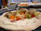 Recette Souvlaki pita au porc (recette pour les paresseuses)