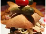 Recette Mini-burger, double fromage et bacon