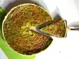 Recette Tarte verte aux choux de bruxelles & épinards { recette santé }