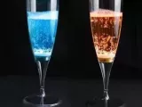 Recette Blue champagne et champagne tropical