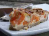 Recette Tarte aux carottes et roquefort inspirée d'une virée dans un restaurant végétarien...