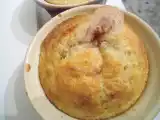 Recette Flan à la rhubarbe et aux fraises