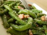 Recette Haricots verts à la carbonara