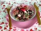 Recette Petite salade toute rose