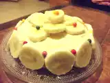 Recette Biscuit de savoie à la banane et chocolat blanc