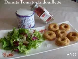 Recette Les donuts tomato-andouillette du petit bistro de mamigoz ( recette pour appareil à donuts )