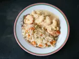 Recette Curry de crevettes et son riz