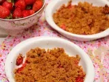 Recette Crumble fraise rhubarbe au sucre de coco
