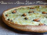 Recette Pizza blanche aux poireaux, moules et 3 fromages