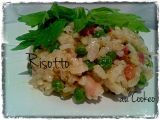 Recette Risotto lardons céleri branche et petits pois au cookéo