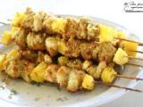 Recette Brochettes de poulet à l’ananas