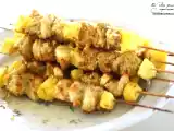 Recette Brochettes de poulet à l’ananas