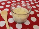 Recette Panacotta au comté et sa touche moutardé.