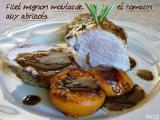 Recette Filets mignons moutarde et romarin aux abricots