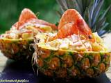 Recette Ananas surprise aux crevettes