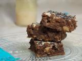 Recette Brownies chocolat noir, amandes et glaçage chocolat blanc