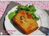 Recette Cake aux accents du sud: olive-chorizo-gorgonzola