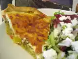 Recette Quiche ricotta poivrons oignons courgettes