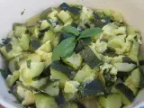 Recette Salade de courgettes citron et basilic