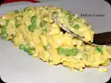 Recette Risotto chèvre et vache qui rit et ses petits pois au cookéo
