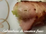 Recette Saltimbocca de saumon frais