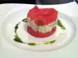 Recette Mille-feuilles de saumon, tomate et basilic