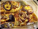 Recette Poulet sauce poivrons-figues-noisettes et parmesan