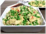 Recette Curry de poulet au lait de coco et petit pois