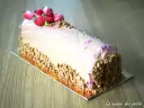 Recette Bûche de noël mousse de framboise, pistache