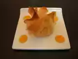 Recette Aumônières croustillantes à la crème d'amande et aux abricots