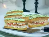 Recette Eclairs wasabi et saumon