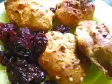 Recette Cookies aux cerises & pralin recette allégée sans beurre sans sucre